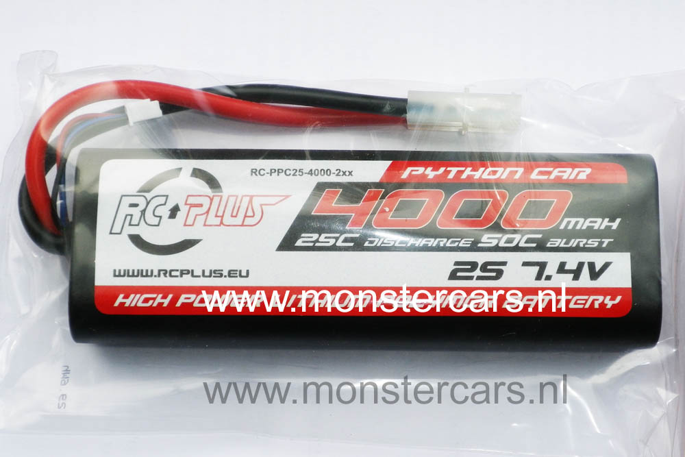 Python Plus 7,4V 4000mAh 25/50C LiPo Accu